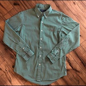 Ralph Lauren Custom Fitted Striped Button Shirt